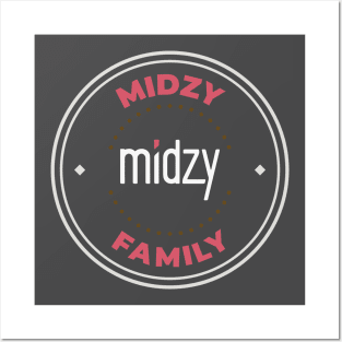 Itzy Midzy family logo Posters and Art